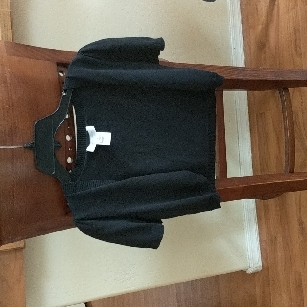 Black and white cotton and silk top size xs new